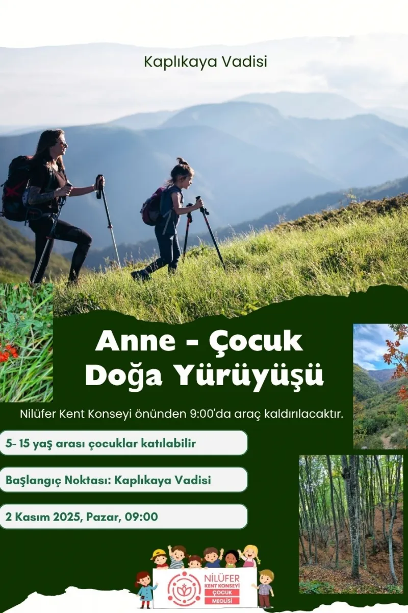 Anne- Çocuk Doğa Yürüyüşü